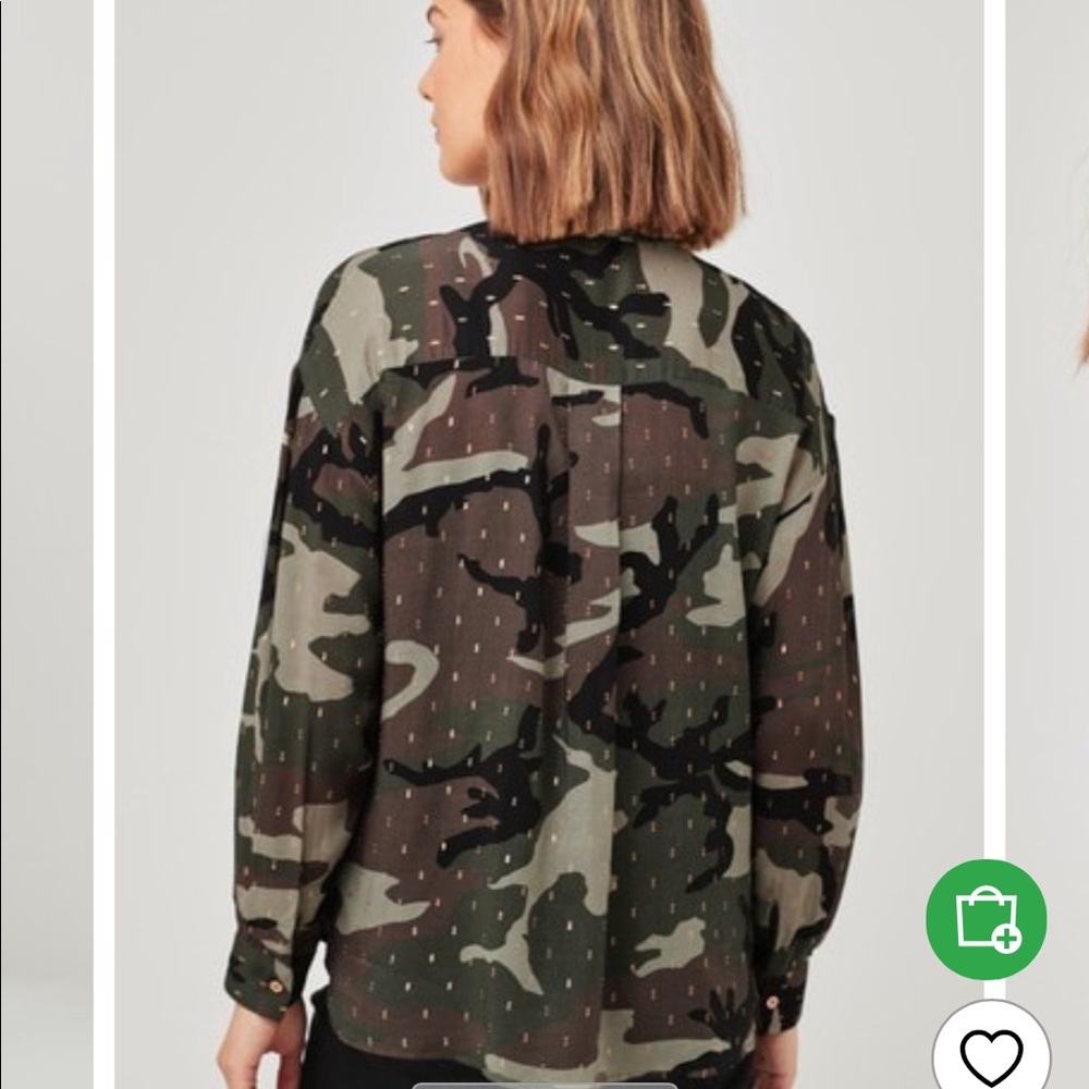 Vilagallo Womens Camouflage Vernen Shirt